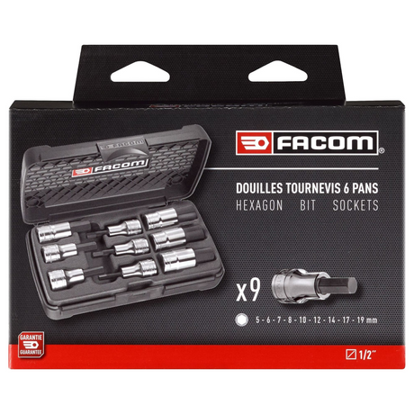 STM.J9APB - FACOM STM.J9APB 1/2" Hex Socket Set 9 pieces - Image 2
