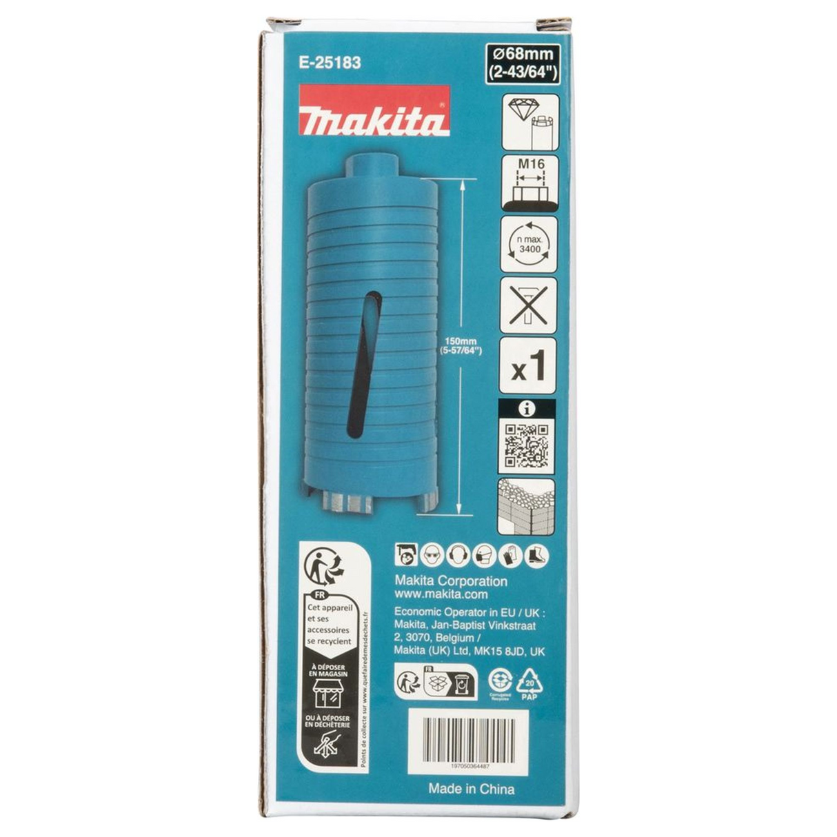 E-25183 - Makita E-25183 68mm M16 Diamond Crown - Bild 5