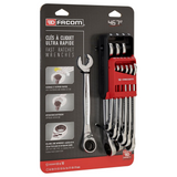 467BR.JP10PB - Facom 467BR 10-Piece Ratchet Combination Wrench Set - Image 7