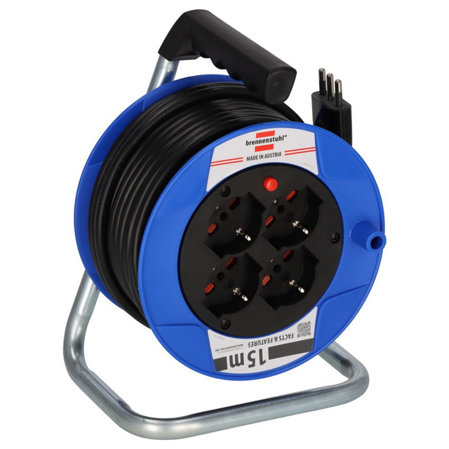1079185 - BAT ST 180 15m 4-Socket 3500W Cable Reel