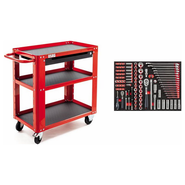 U05041601 - Multipurpose Cart USAG 504 SRJM with 116 Accessories