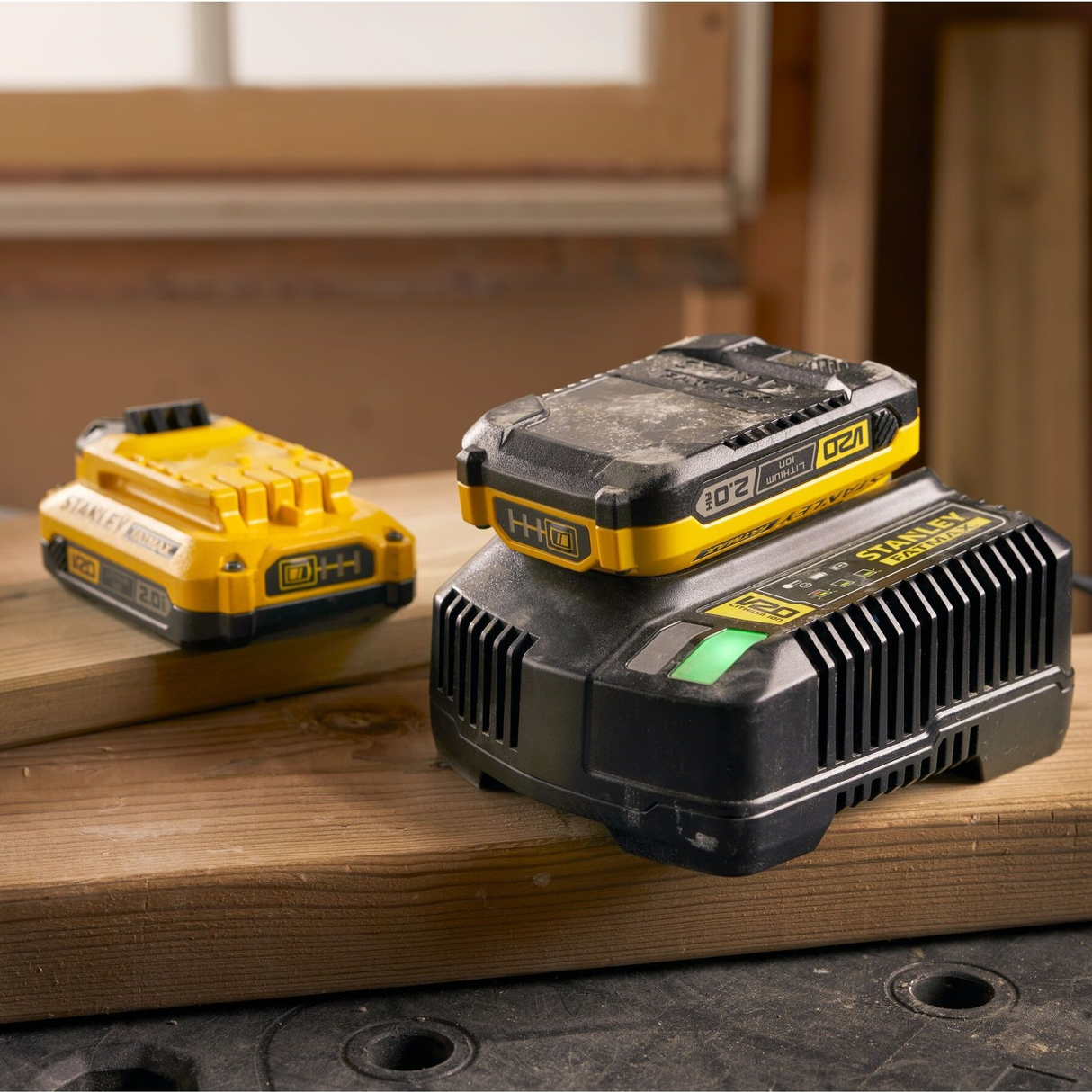 SFMCB202-XJ - Stanley FatMax V20 Batteri SFMCB202-XJ 18V 2Ah - Bild 5