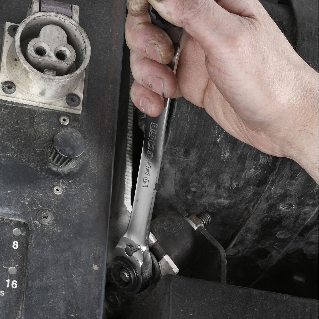 64C.J2PB - Facom 64C.J2PB 2-piece Ratchet Wrench Set - Image 3