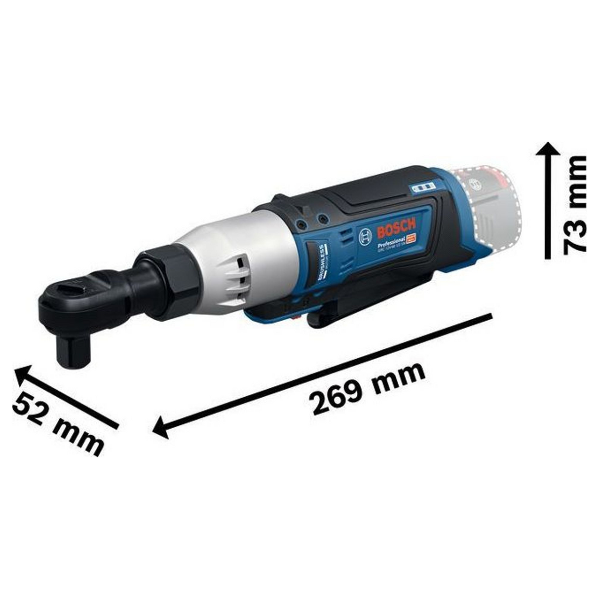 06019N8500 - Ratchet wrench Bosch GRC 12V-60 1/2 SN PRO 12V - Image 18