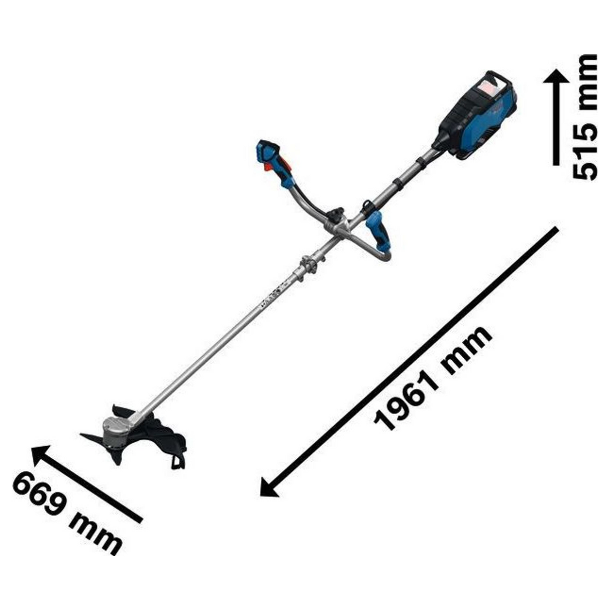 06008D1200 - Bosch Professional GFR18V-25BH 18V Röjsåg - Bild 18