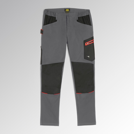 702.183064-75070- - Diadora Utility Pant Stretch Performance 2.0 Arbetsbyxor Stålgrå