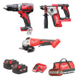 Milwaukee M18 BPP3A-402D Elverktygssats