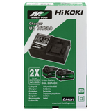 UC18YSL3WHZ - BoosterPack HiKOKI UC18YSL3WHZ 2 Multivoltsbatterier BSL36A18X 36V/18V 2,5Ah/5,0Ah + Batteriladdare - Bild 4