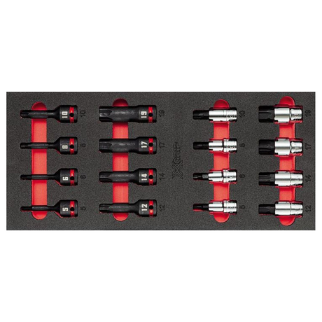 U05191017 - Assorted two-tone sponge module USAG 519 M 234X (16 pcs)