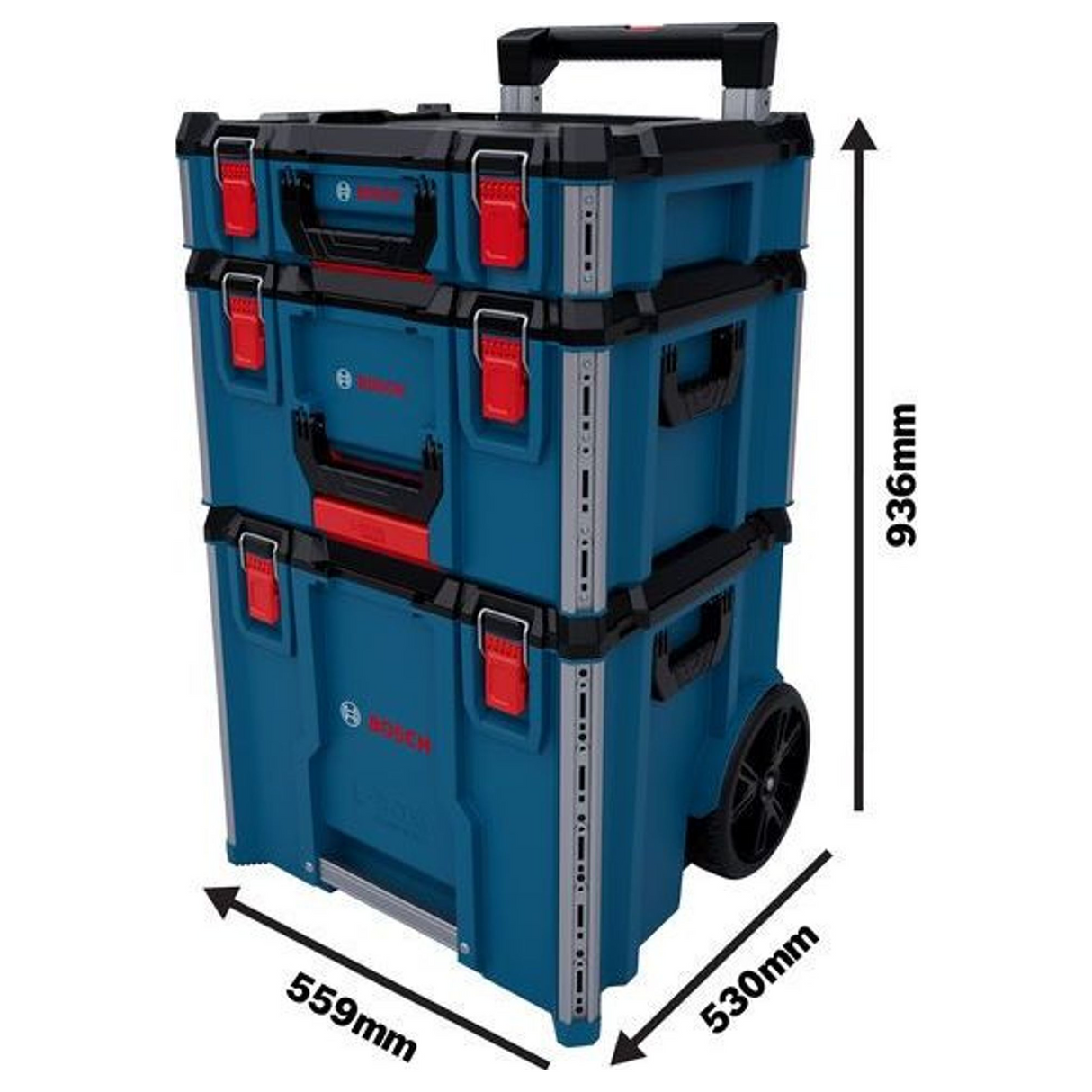 1600A037DY - Bosch Professional L-BOXX Contractor Set 3 Case System - Bild 9