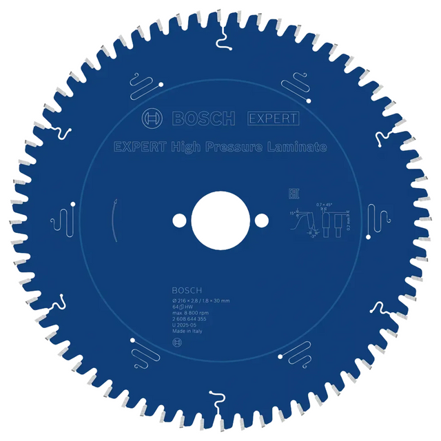 2608644355 - Bosch Expert högtryckslaminat rundblad 216 mm