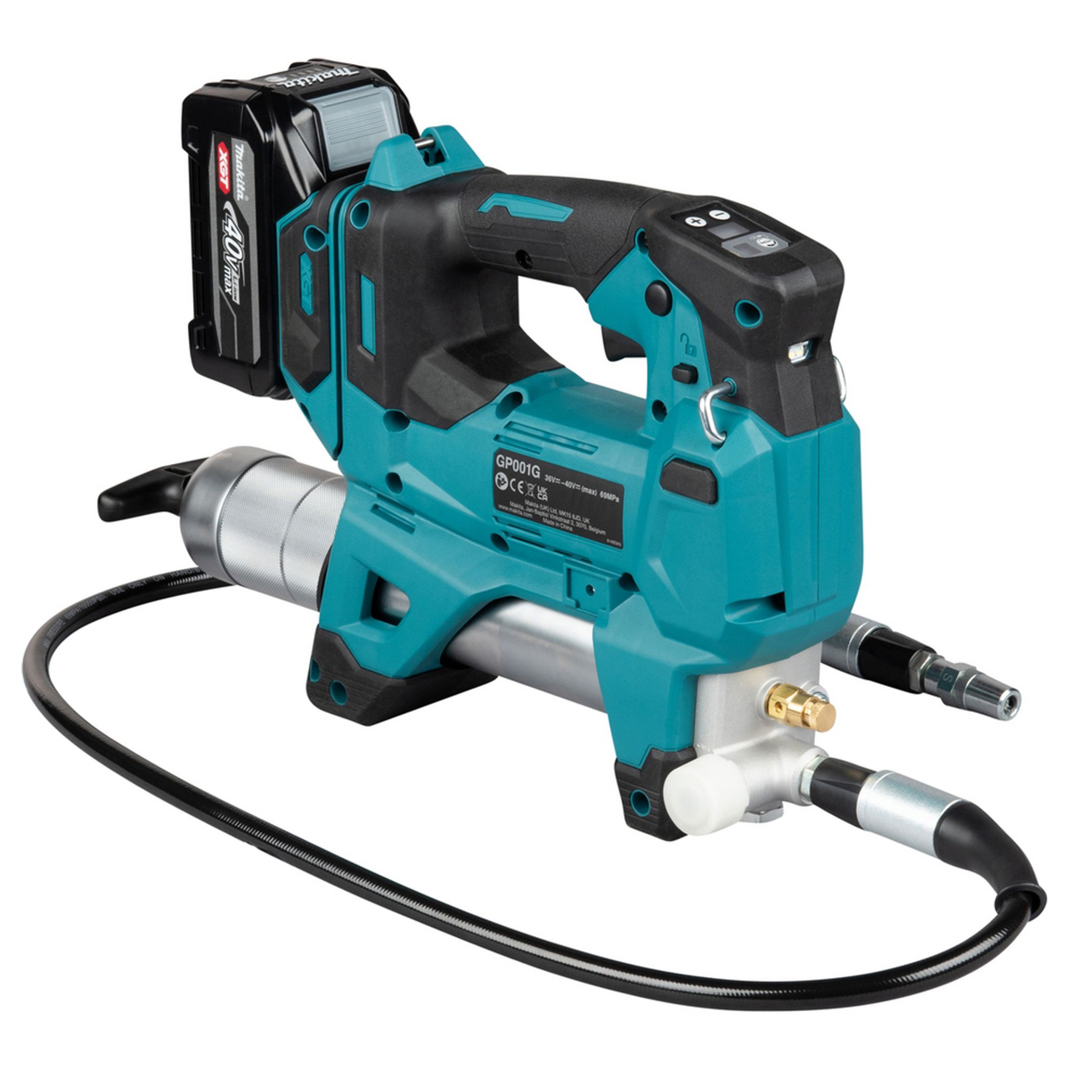 GP001GD201 - Pistola per Grasso Makita GP001GD201 XGT 40V 2x2.5Ah - Immagine 7