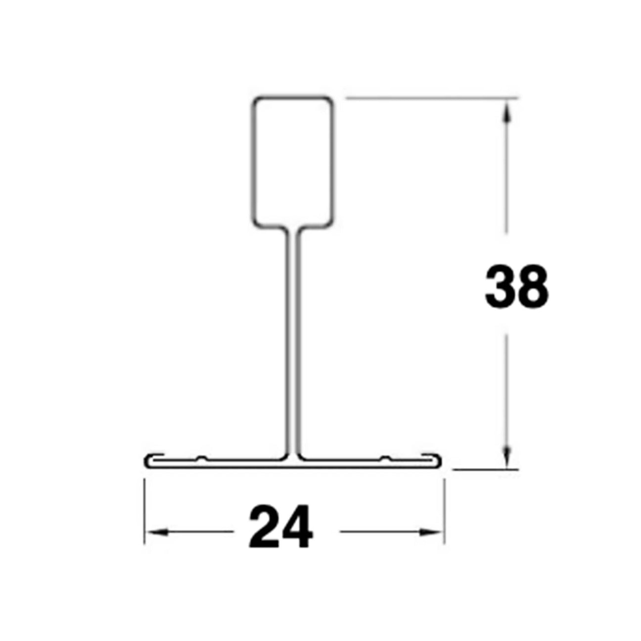 Cipriani T24 Vit Anslutning 0,60 MT