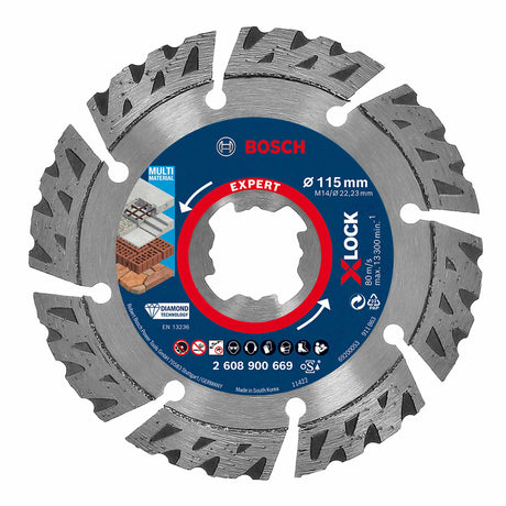 Disco Diamantato Expert Bosch MultiMaterial X-LOCK